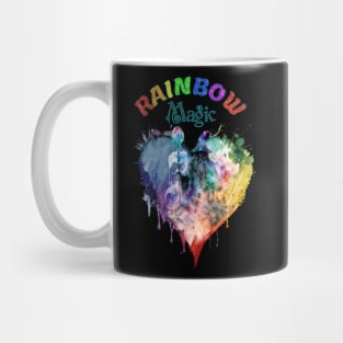 PRIDE Month Rainbow Magic Wizard Pride Heart Mug